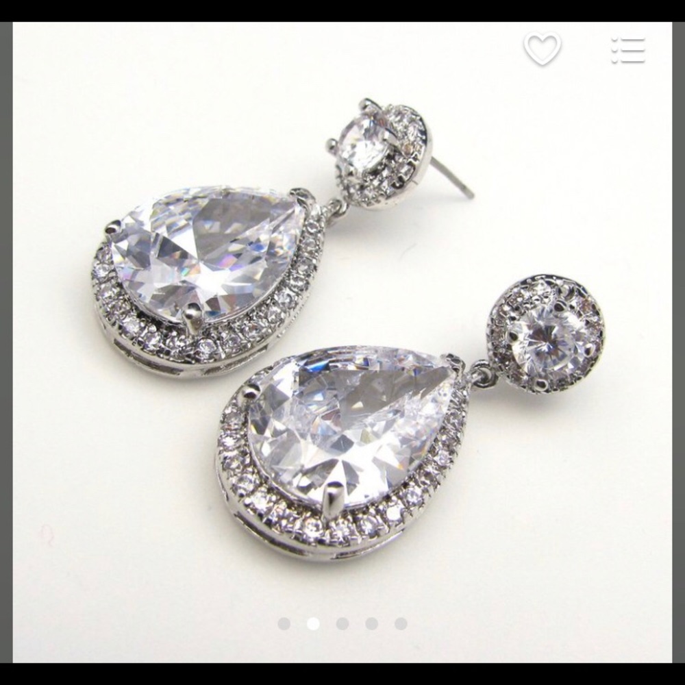 Tarnish resistant, high quality CZ earrings